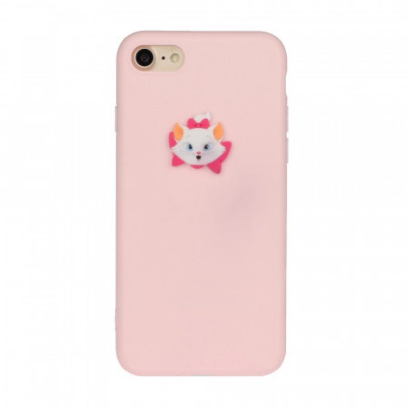 Hoesje voor iPhone SE 3 / SE 2 / 8 / 7 Siliconen Kat