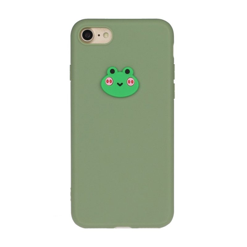 Hoesje voor iPhone SE 3 / SE 2 / 8 / 7 Siliconen Kikker