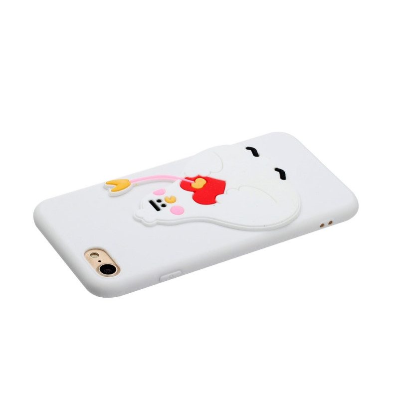 Hoesje voor iPhone SE 3 / SE 2 / 8 / 7 Siliconen Kip