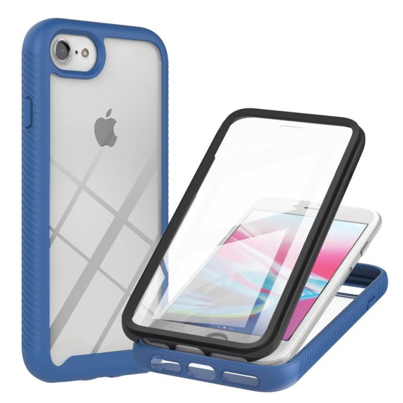 Hoesje voor iPhone SE 3 / SE 2 / 8 / 7 Stijlbumper En Schermbeschermer