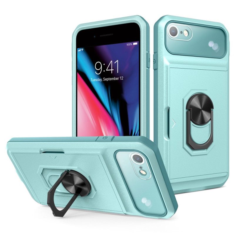 Telefoonhoesje voor iPhone SE 3 / SE 2 / 8 / 7 Houder En Kaarthouder