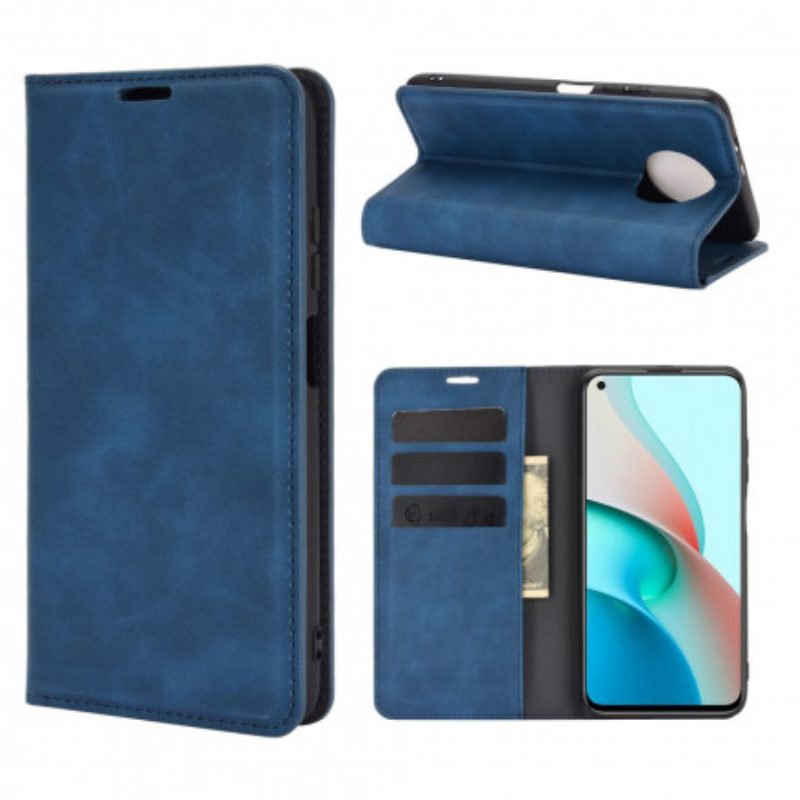 Bescherming Hoesje voor Xiaomi Redmi Note 9 5G Folio-hoesje Aanraking Van De Huid