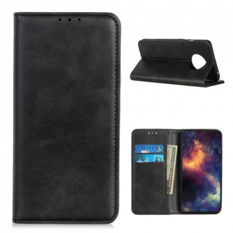 Bescherming Hoesje voor Xiaomi Redmi Note 9 5G Folio-hoesje Elegantie Splitleer