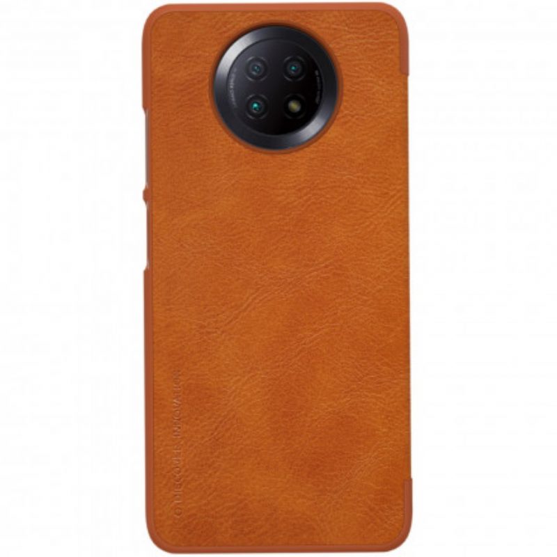 Bescherming Hoesje voor Xiaomi Redmi Note 9 5G Folio-hoesje Nillkin Qin-serie