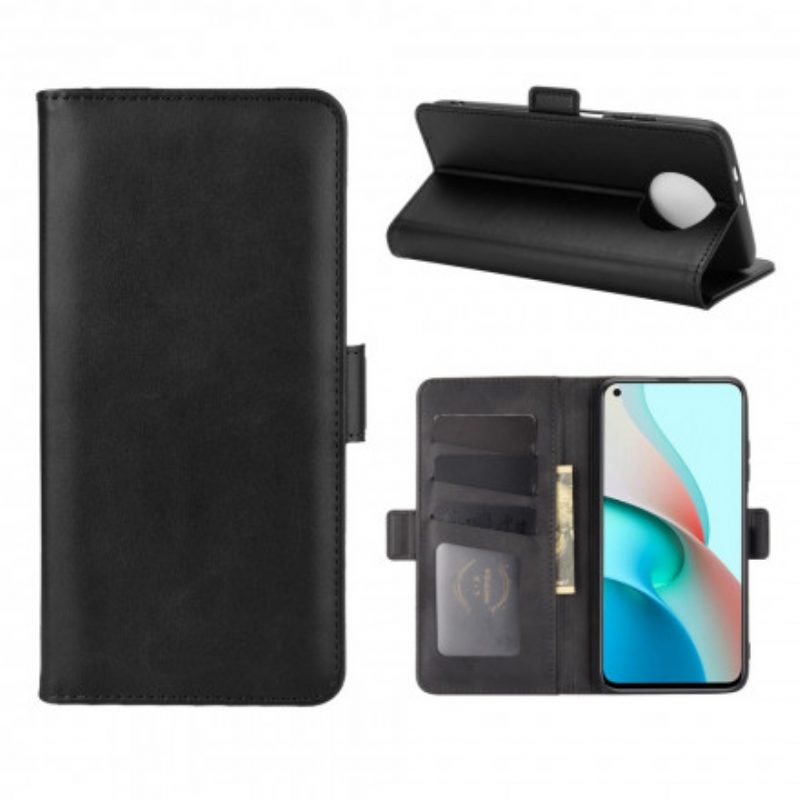 Flip Case voor Xiaomi Redmi Note 9 5G Folio-hoesje Dubbele Klep