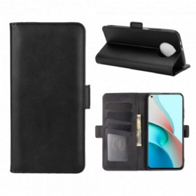 Flip Case voor Xiaomi Redmi Note 9 5G Folio-hoesje Dubbele Klep