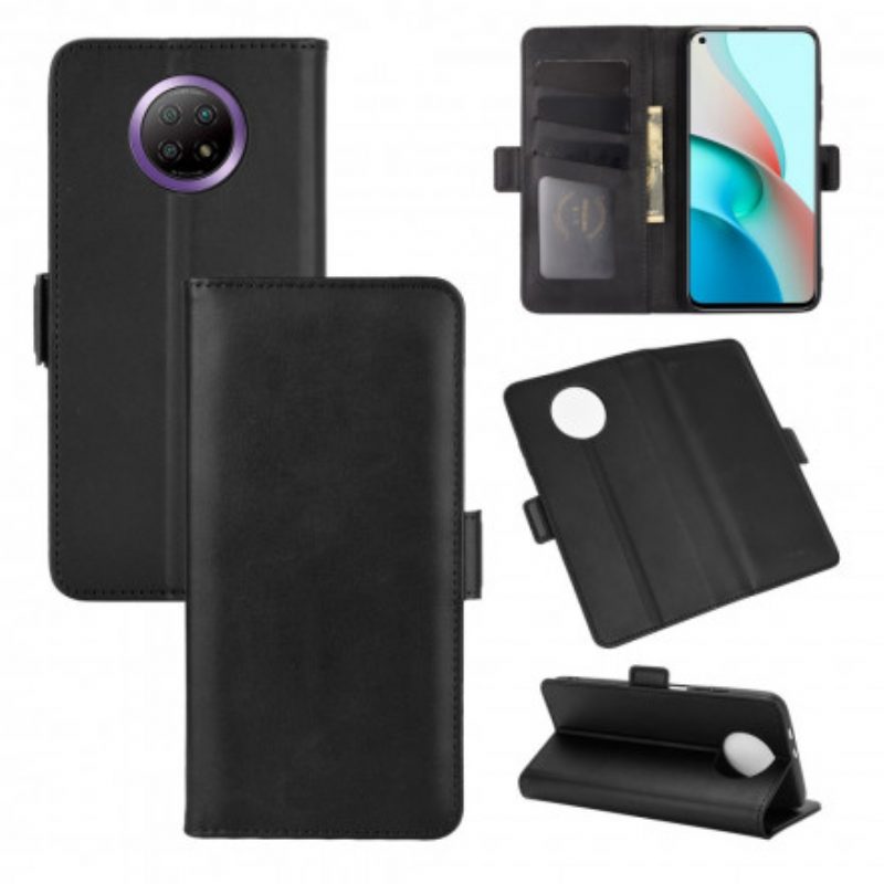 Flip Case voor Xiaomi Redmi Note 9 5G Folio-hoesje Dubbele Klep