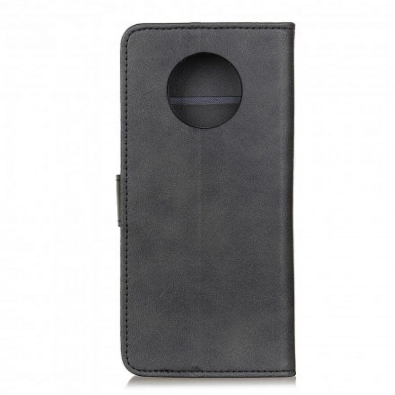 Folio-hoesje voor Xiaomi Redmi Note 9 5G Retro Mat Leereffect