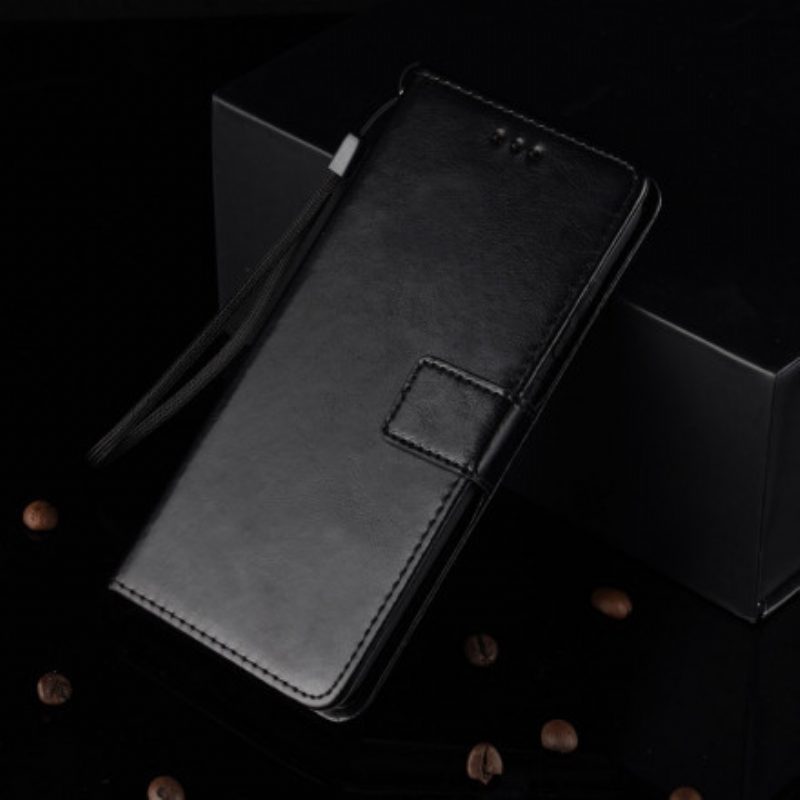 Leren Hoesje voor Xiaomi Redmi Note 9 5G Flitsend Kunstleer