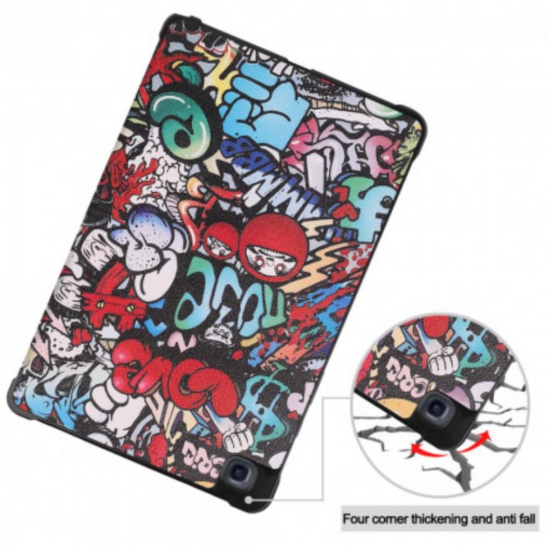 Bescherming Hoesje voor Samsung Galaxy Tab A7 (2020) Verbeterde Graffiti