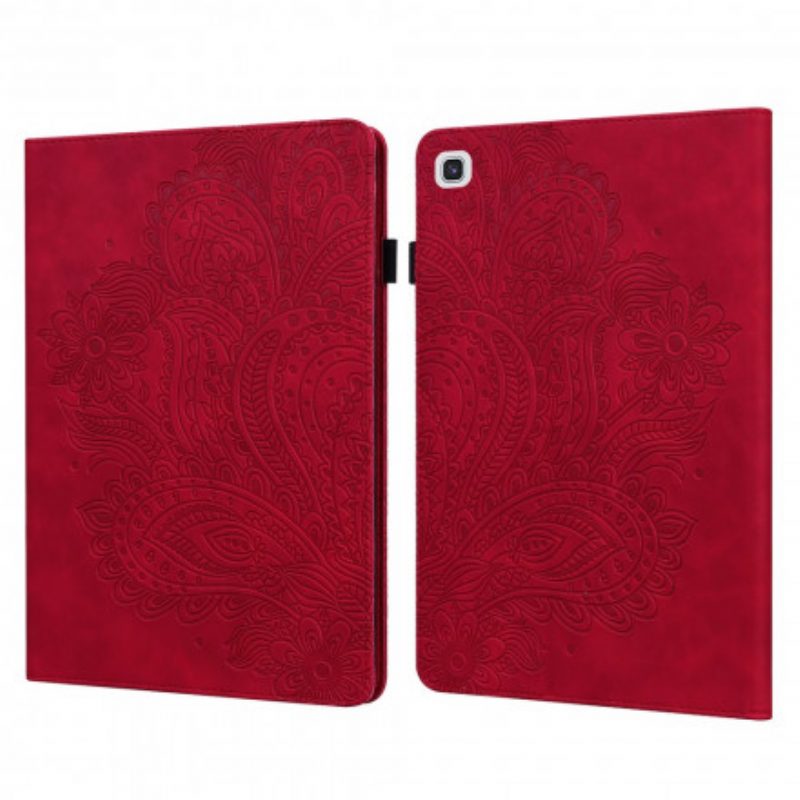 Cover voor Samsung Galaxy Tab A7 (2020) Barokke Bloemen