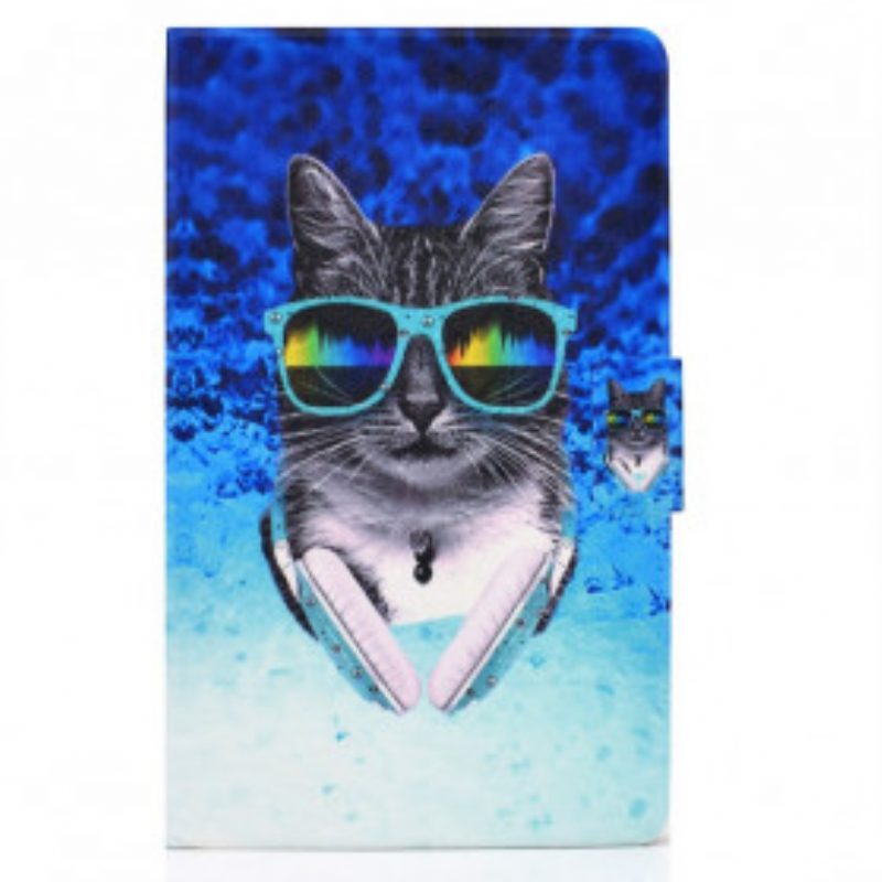 Flip Case voor Samsung Galaxy Tab A7 (2020) Dj Kat