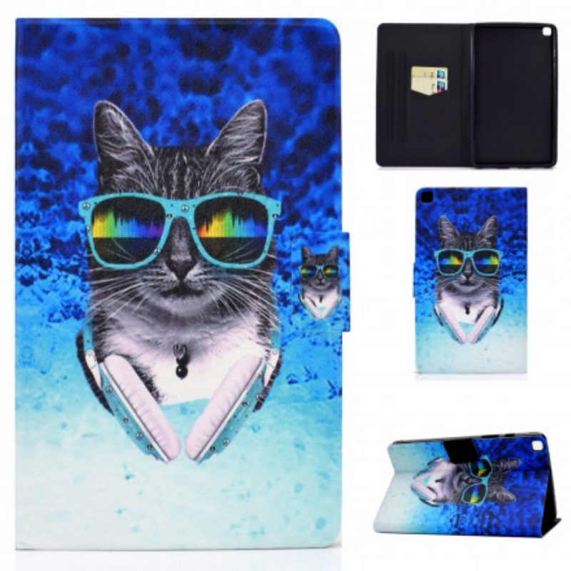 Flip Case voor Samsung Galaxy Tab A7 (2020) Dj Kat