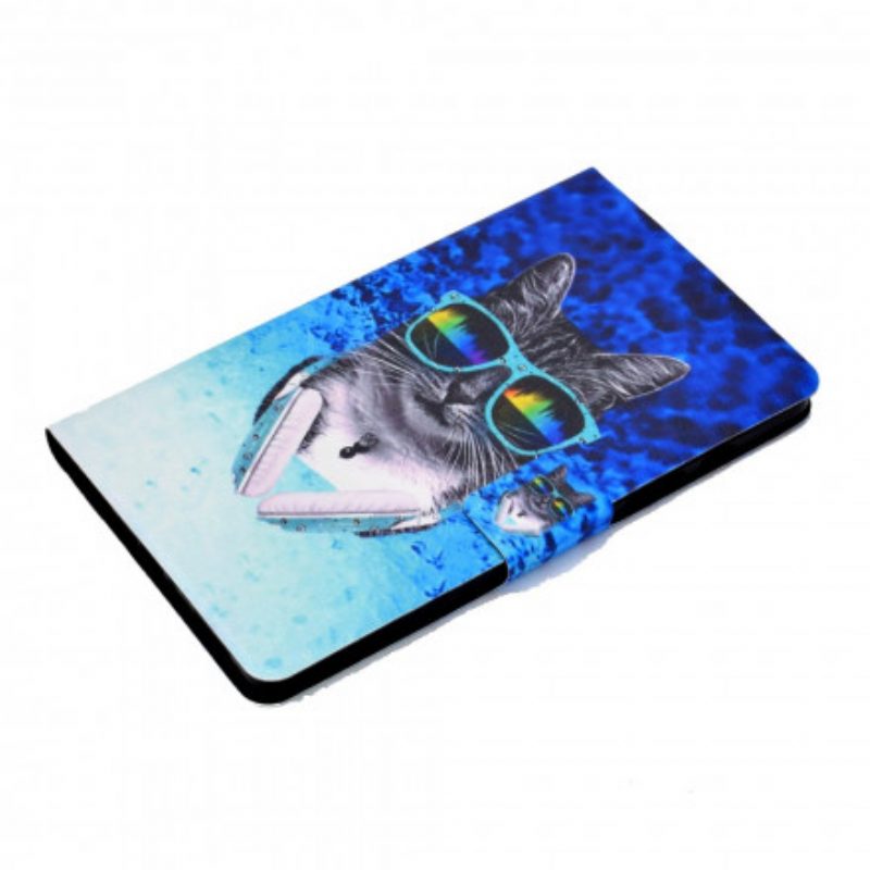 Flip Case voor Samsung Galaxy Tab A7 (2020) Dj Kat