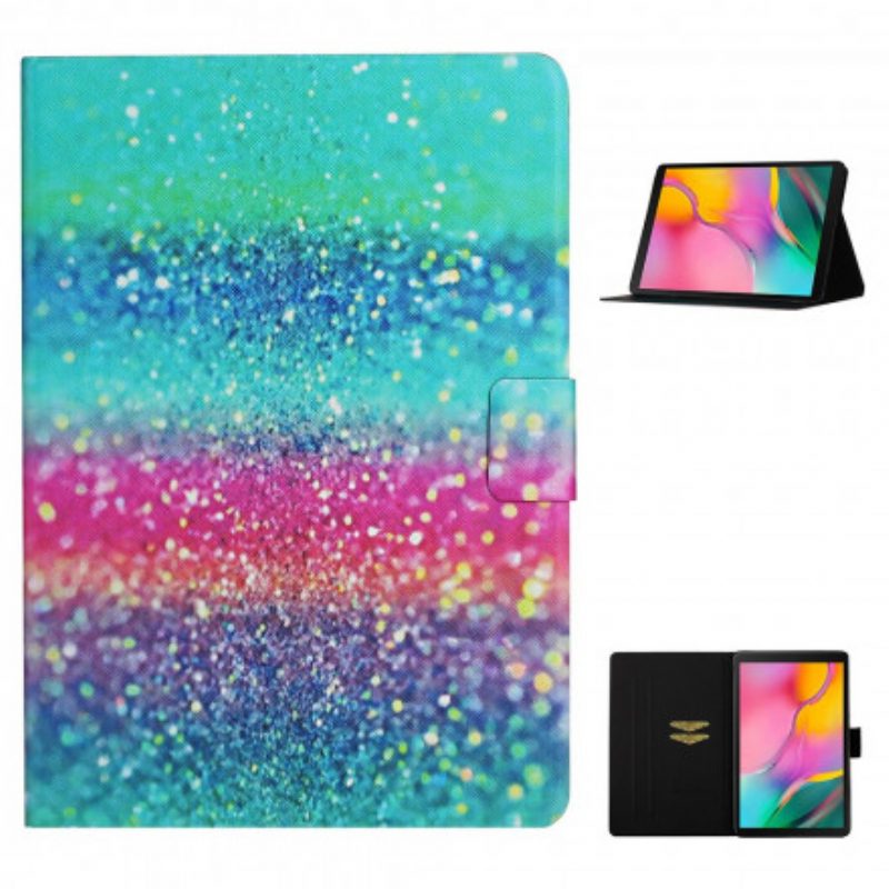 Flip Case voor Samsung Galaxy Tab A7 (2020) Pailletten Element