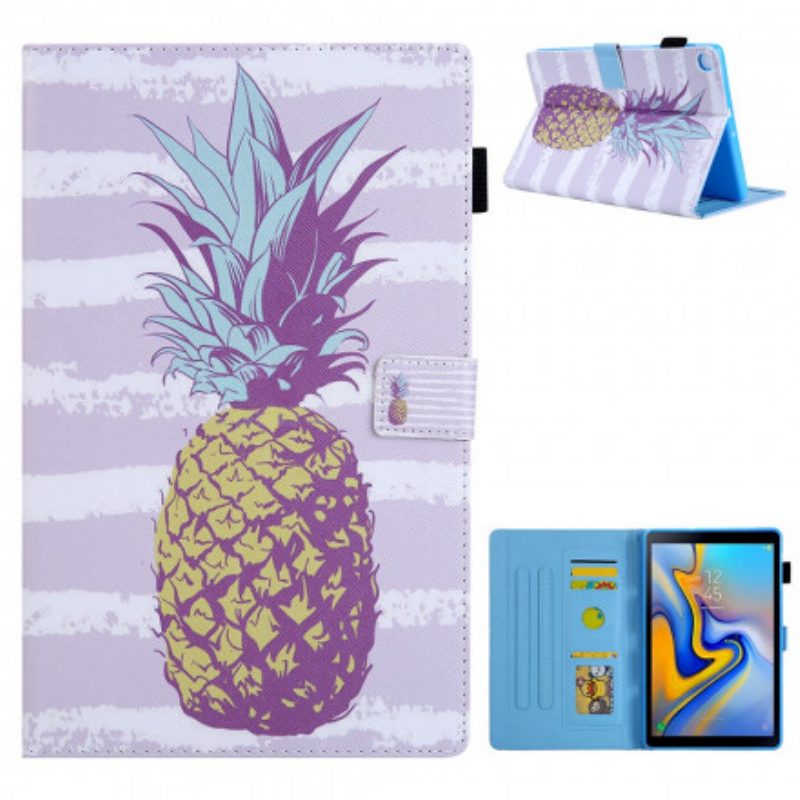 Folio-hoesje voor Samsung Galaxy Tab A7 (2020) Ananas Ontwerp