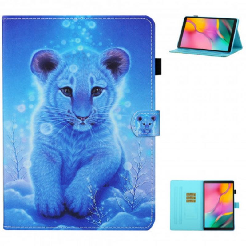 Folio-hoesje voor Samsung Galaxy Tab A7 (2020) Baby Tijger