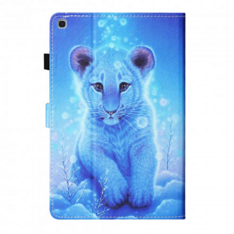 Folio-hoesje voor Samsung Galaxy Tab A7 (2020) Baby Tijger