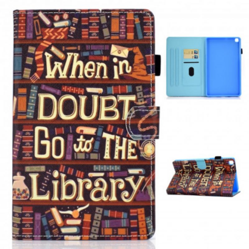 Folio-hoesje voor Samsung Galaxy Tab A7 (2020) Bibliotheek