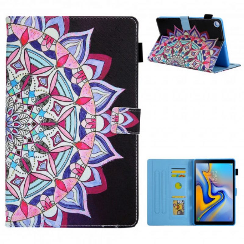 Folio-hoesje voor Samsung Galaxy Tab A7 (2020) Grafische Mandala