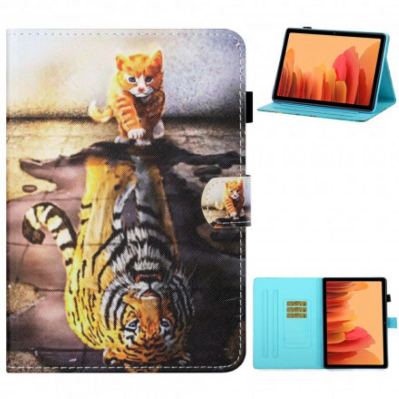 Folio-hoesje voor Samsung Galaxy Tab A7 (2020) Kitten Kunst