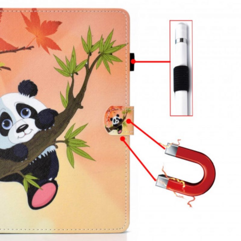 Folio-hoesje voor Samsung Galaxy Tab A7 (2020) Leuke Panda