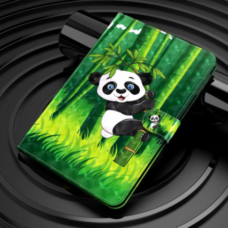 Folio-hoesje voor Samsung Galaxy Tab A7 (2020) Lichte Vlek Panda