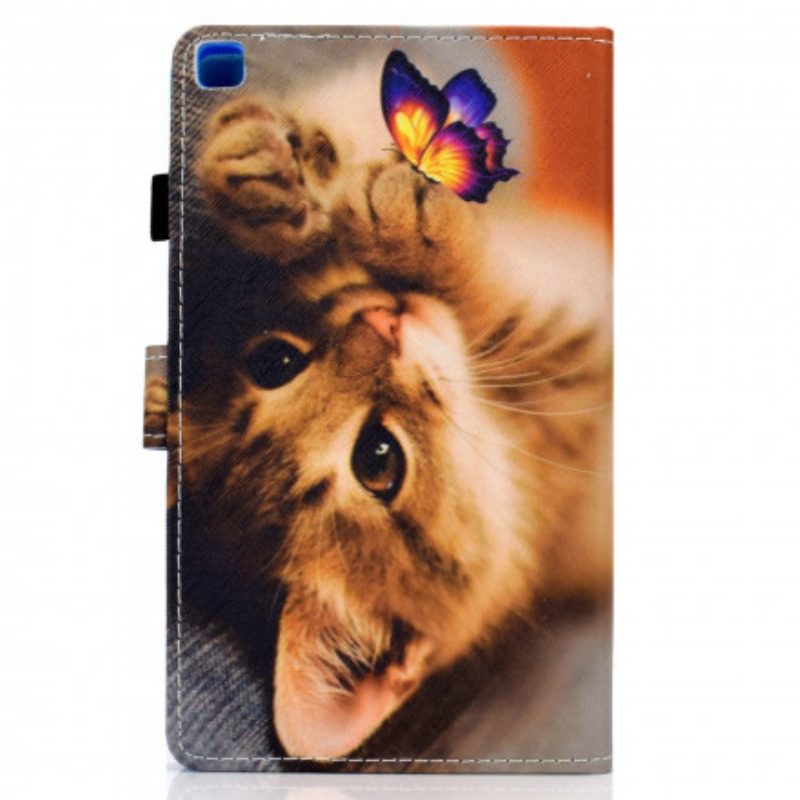 Folio-hoesje voor Samsung Galaxy Tab A7 (2020) Mijn Kitten En Vlinder