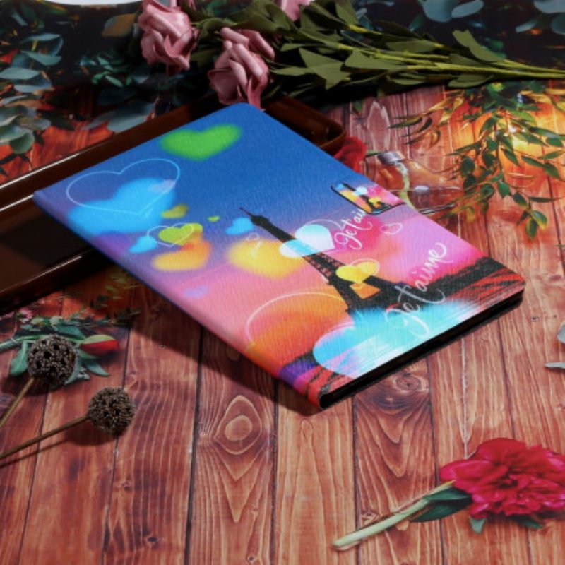 Folio-hoesje voor Samsung Galaxy Tab A7 (2020) Parijs Ik Hou Van Je