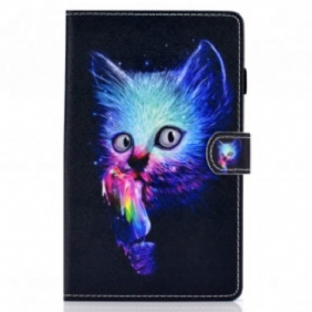 Folio-hoesje voor Samsung Galaxy Tab A7 (2020) Psycho Kat