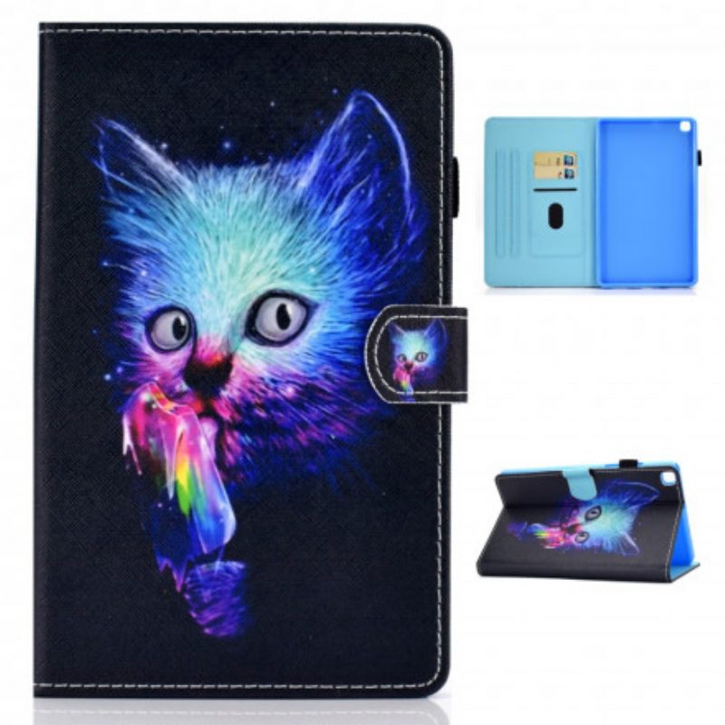 Folio-hoesje voor Samsung Galaxy Tab A7 (2020) Psycho Kat