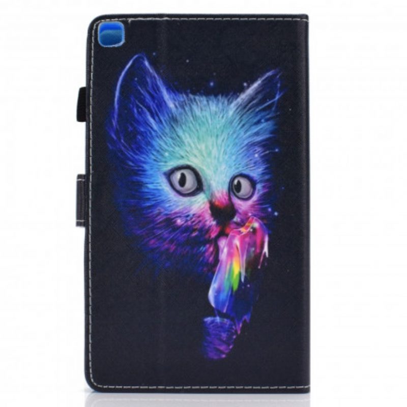 Folio-hoesje voor Samsung Galaxy Tab A7 (2020) Psycho Kat