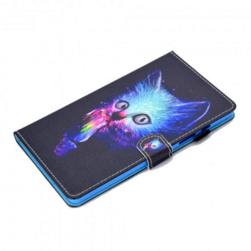 Folio-hoesje voor Samsung Galaxy Tab A7 (2020) Psycho Kat