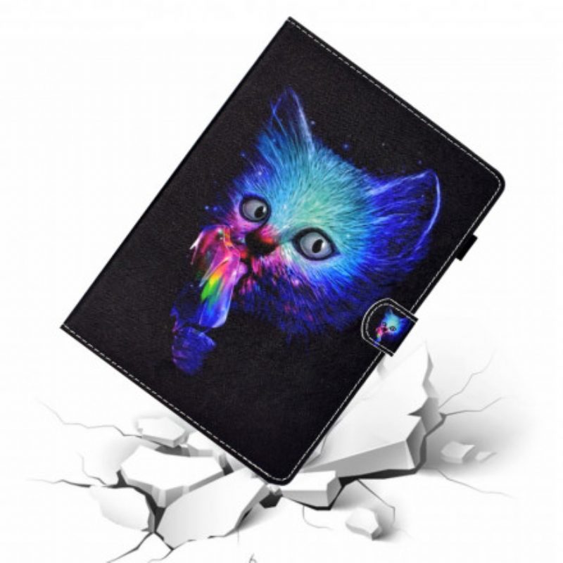 Folio-hoesje voor Samsung Galaxy Tab A7 (2020) Psycho Kat