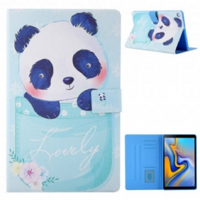 Folio-hoesje voor Samsung Galaxy Tab A7 (2020) Schattige Panda