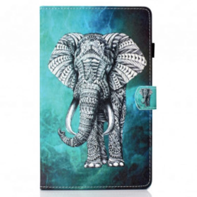 Folio-hoesje voor Samsung Galaxy Tab A7 (2020) Stammen Olifant