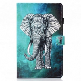 Folio-hoesje voor Samsung Galaxy Tab A7 (2020) Stammen Olifant