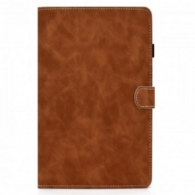 Folio-hoesje voor Samsung Galaxy Tab A7 (2020) Vintage Design Leereffect