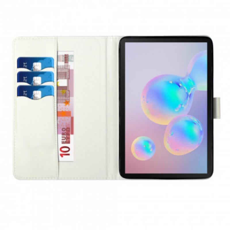 Folio-hoesje voor Samsung Galaxy Tab A7 (2020) Wit Katje