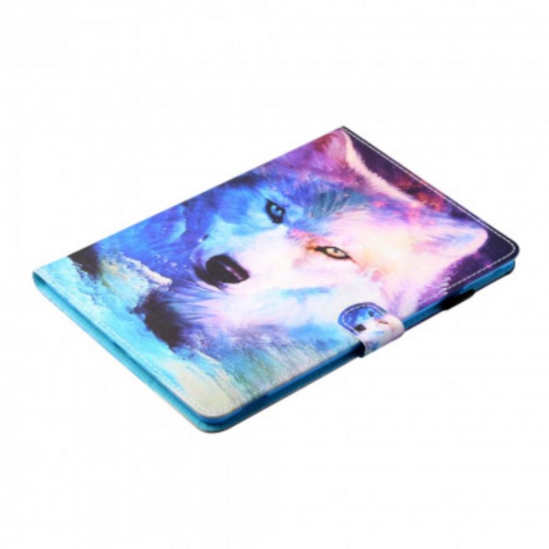 Folio-hoesje voor Samsung Galaxy Tab A7 (2020) Wolf Kunst