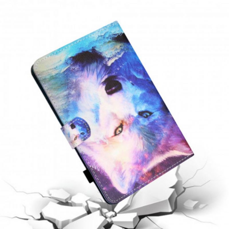 Folio-hoesje voor Samsung Galaxy Tab A7 (2020) Wolf Kunst