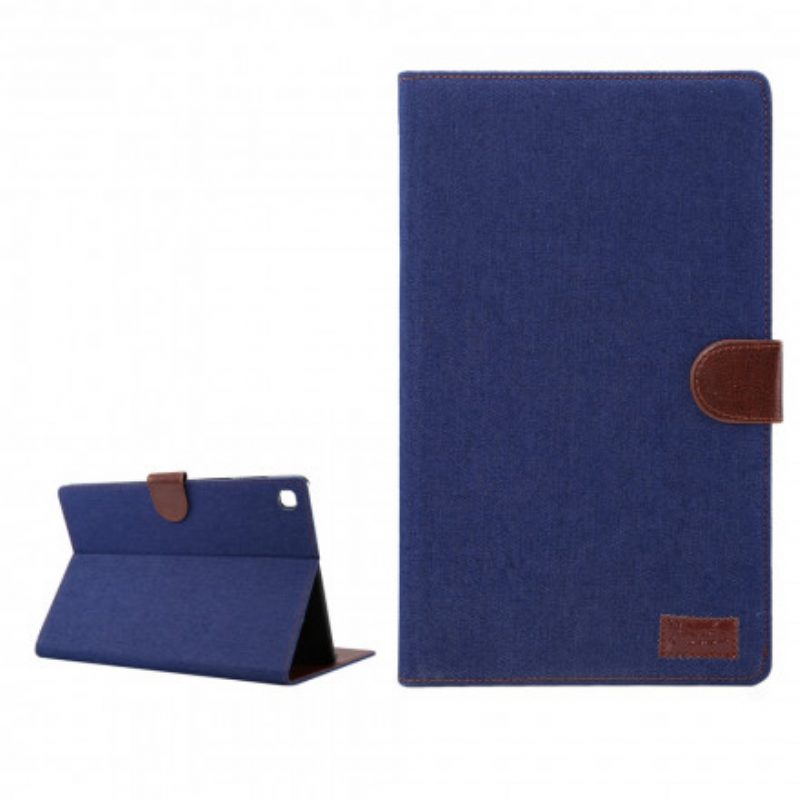 Leren Hoesje voor Samsung Galaxy Tab A7 (2020) Jeans