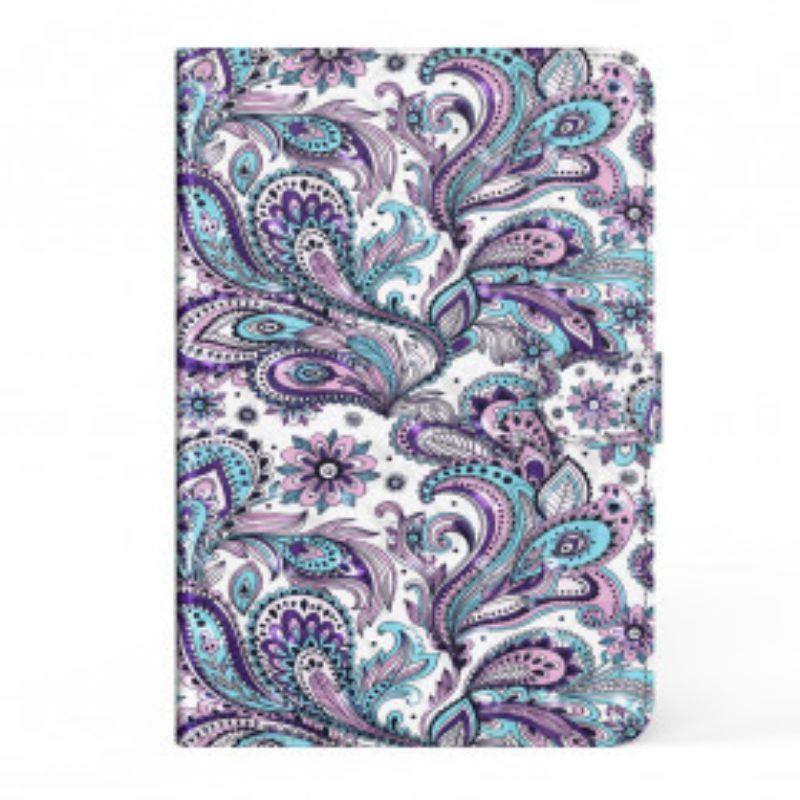 Leren Hoesje voor Samsung Galaxy Tab A7 (2020) Paisley