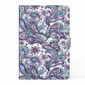 Leren Hoesje voor Samsung Galaxy Tab A7 (2020) Paisley