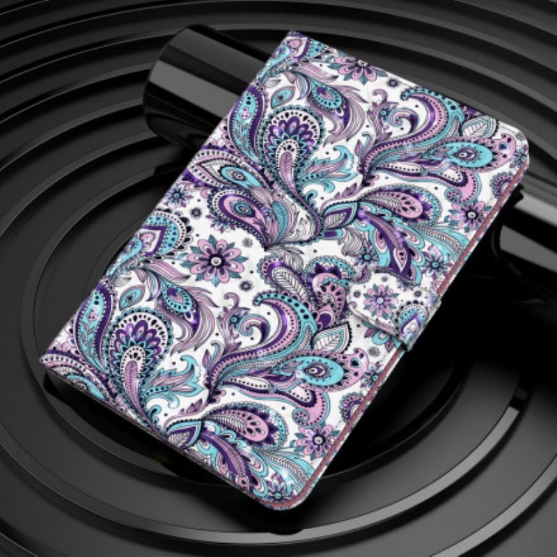 Leren Hoesje voor Samsung Galaxy Tab A7 (2020) Paisley