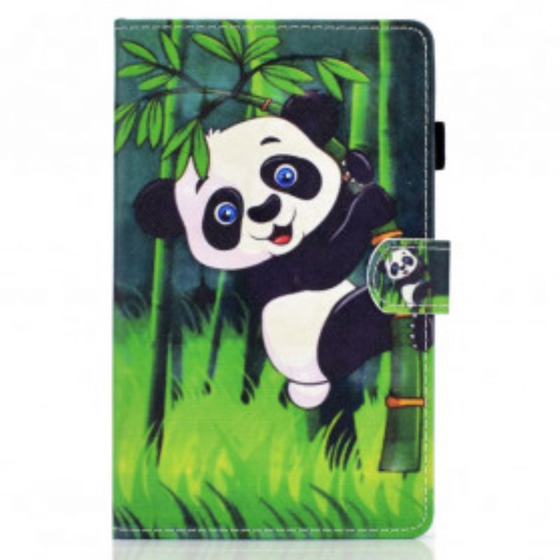 Leren Hoesje voor Samsung Galaxy Tab A7 (2020) Panda