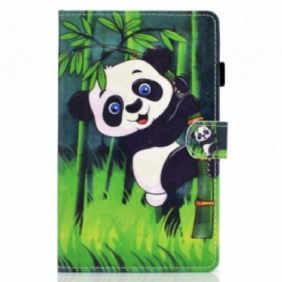 Leren Hoesje voor Samsung Galaxy Tab A7 (2020) Panda