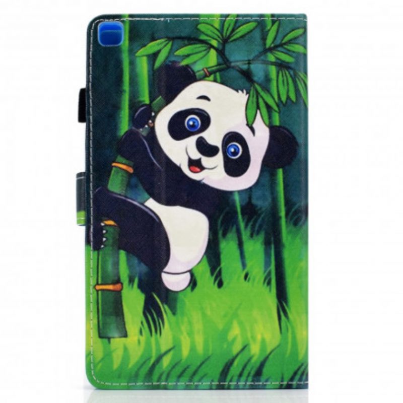 Leren Hoesje voor Samsung Galaxy Tab A7 (2020) Panda