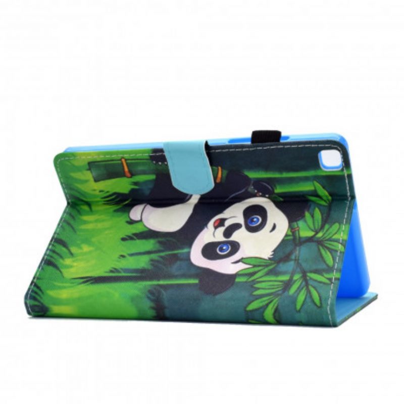 Leren Hoesje voor Samsung Galaxy Tab A7 (2020) Panda