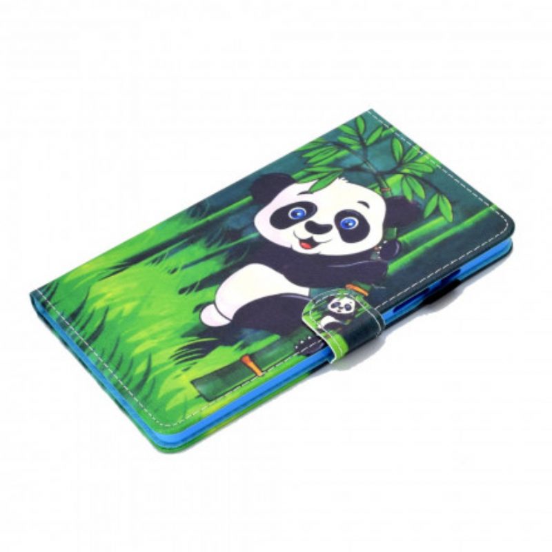 Leren Hoesje voor Samsung Galaxy Tab A7 (2020) Panda